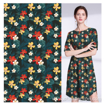 Good Quality Stock Lot Rayon/Viscose Woven Printed Fabric